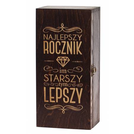 Skrzynka na whisky urodziny  - Najlepszy rocznik